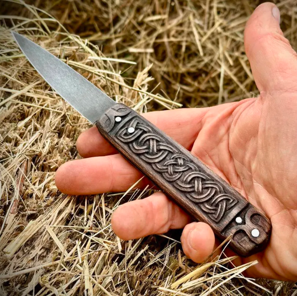 Viking Folding Knife from Canterbury England Age 10th Century Replica - Image 3